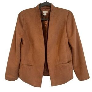 CHICOS WOMENS LINED BLAZER JACKET IN MUAVE, US SIZE 8